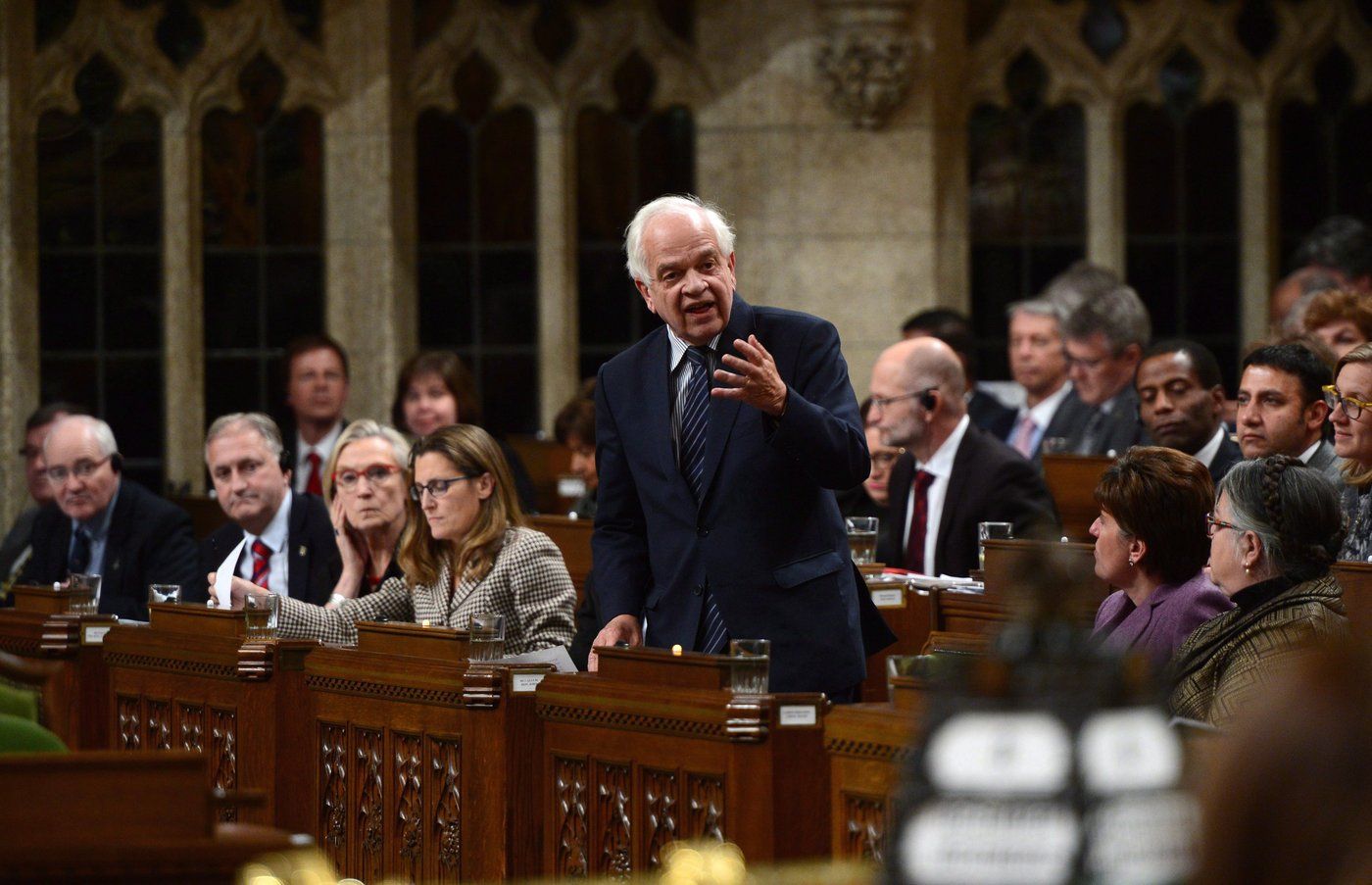 Minister of Immigration, Refugees and Citizenship John McCallum responds to a question during question period in the House of Commons on Parliament Hill in Ottawa on Thursday, Dec. 8, 2016. THE CANADIAN PRESS/Sean Kilpatrick
